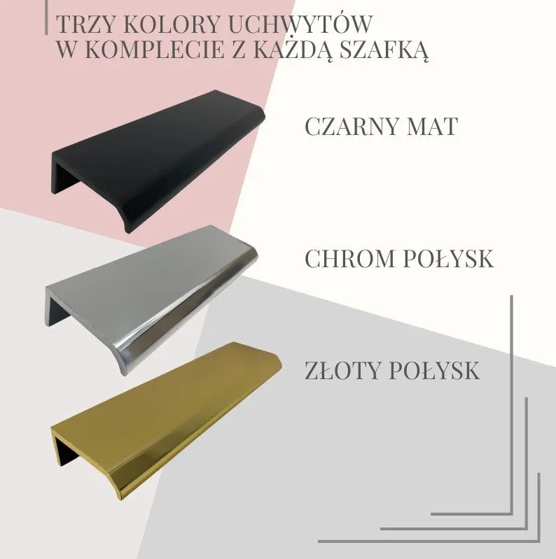 Szafka pod umywalkę BELLA CASHMERE 82-80-2S 80cm kaszmirowa wisząca I sklep meblowy MIRAT.
