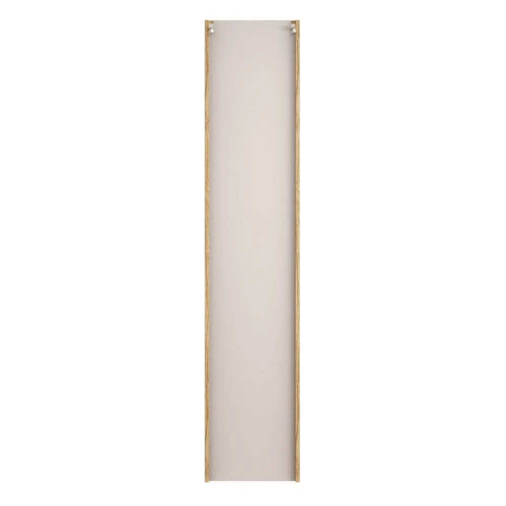 Szafka łazienkowa OCEAN BEIGE 80-01-1D 35cm dąb olejowany/beżowa wiszący słupek I sklep meblowy MIRAT. styl GLAMOUR