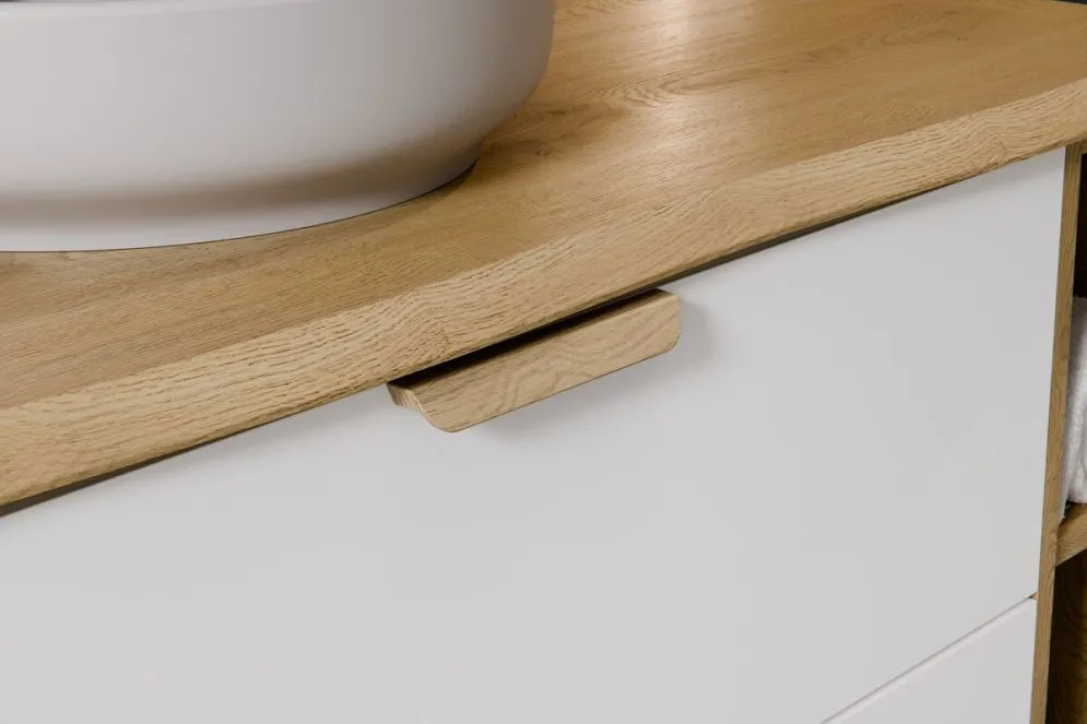 Szafka pod umywalkę ASTER WHITE 2S 60cm biały mat wisząca I sklep meblowy MIRAT. styl SKANDYNAWSKI kolekcja ASTER