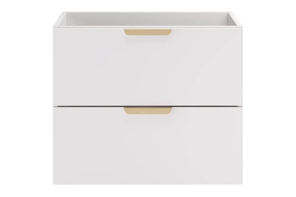 Szafka pod umywalkę ASTER WHITE 2S 60cm biały mat wisząca I sklep meblowy MIRAT. styl SKANDYNAWSKI kolekcja ASTER