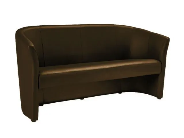 Ciemno brązowa sofa tapicerowana do salonu nowoczesna TM-3