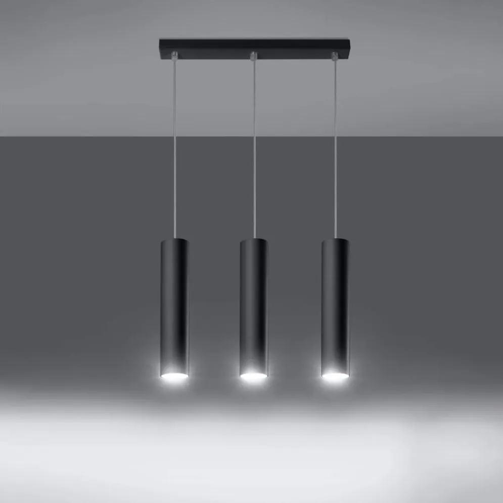 Lampa wisząca LAGOS 3L czarny | sklep MIRAT kolekcja lagos