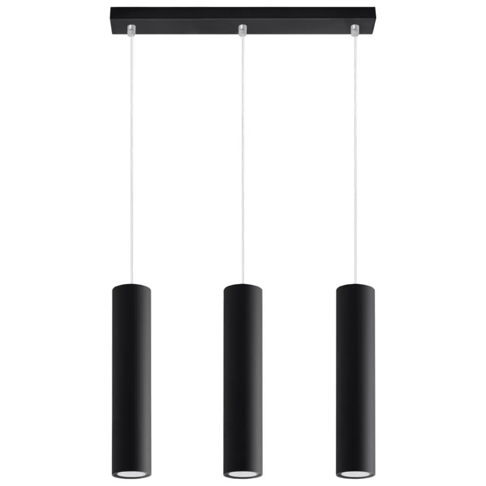 Lampa wisząca LAGOS 3L czarny | sklep MIRAT kolekcja lagos