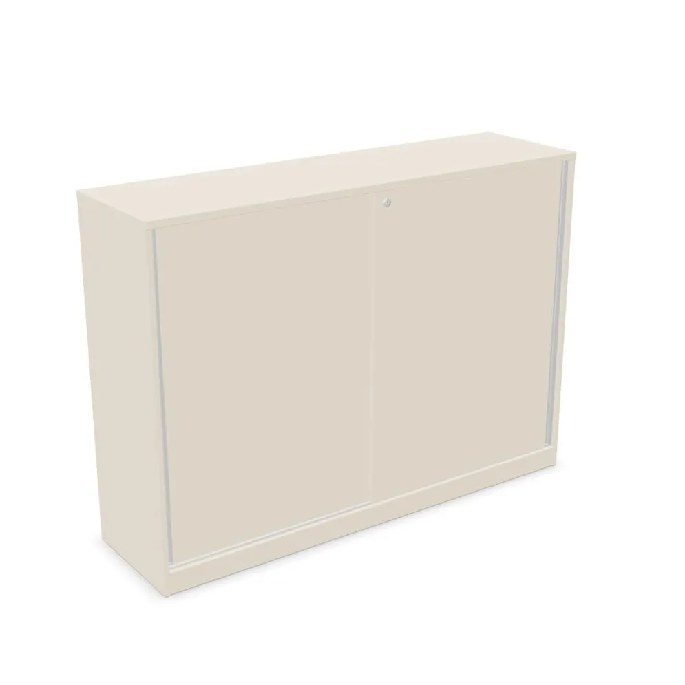Szafka biurowa przesuwna EASY SPACE CABINET S 3-OH 160cm kaszmirowa zamykana I sklep meblowy MIRAT.