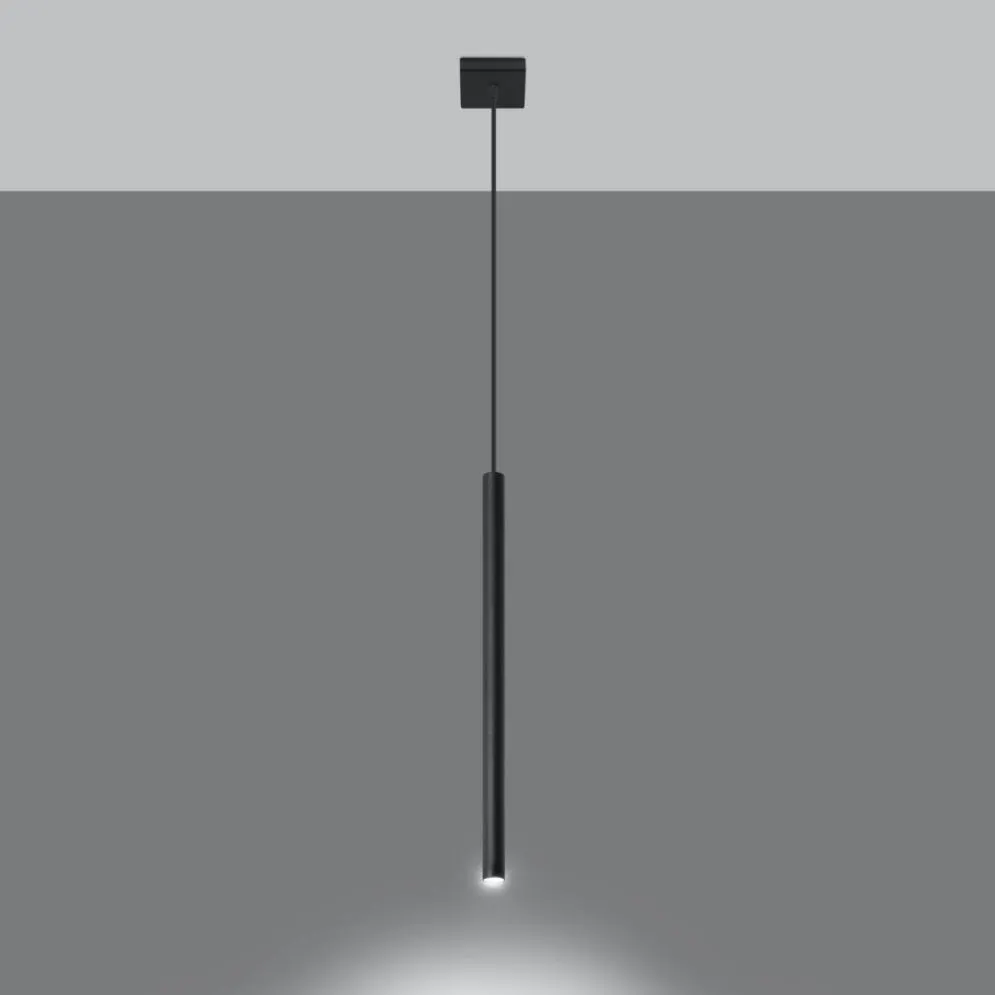 Lampa wisząca PASTELO 1 czarna | sklep MIRAT  kolekcja pastelo
