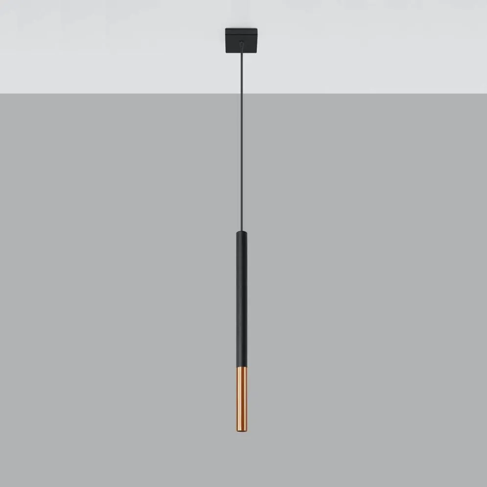 Lampa wisząca MOZAICA 1 czarny/miedź | sklep MIRAT  kolekcja mozaica