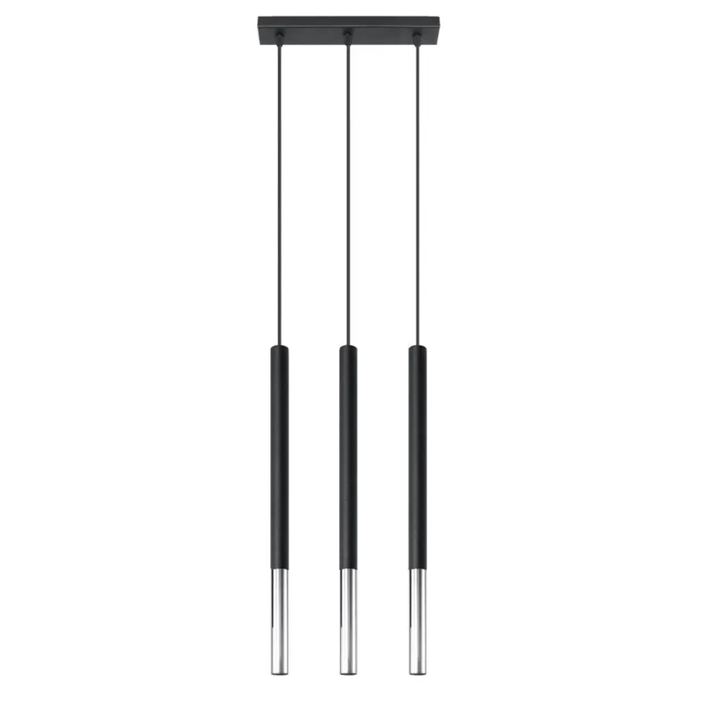 Lampa wisząca MOZAICA 3L czarny/chrom | sklep MIRAT  kolekcja mozaica