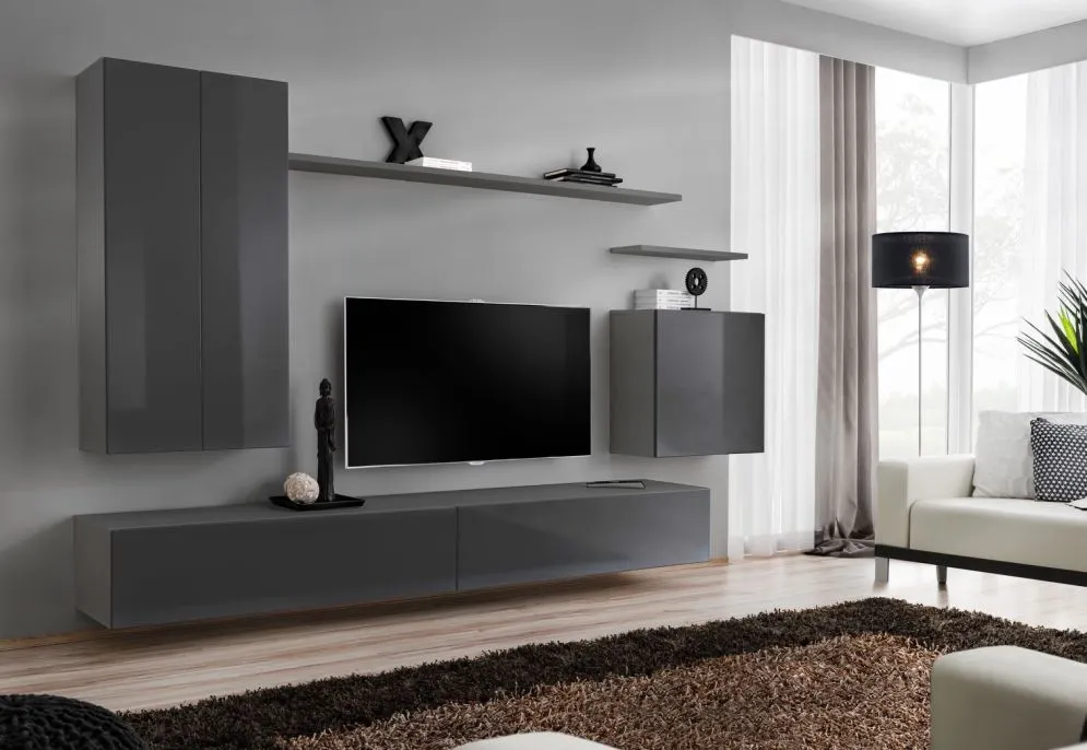 Meblościanka SWITCH II w stylu nowoczesnym do salonu | MIRAT.  kolekcja SWITCH