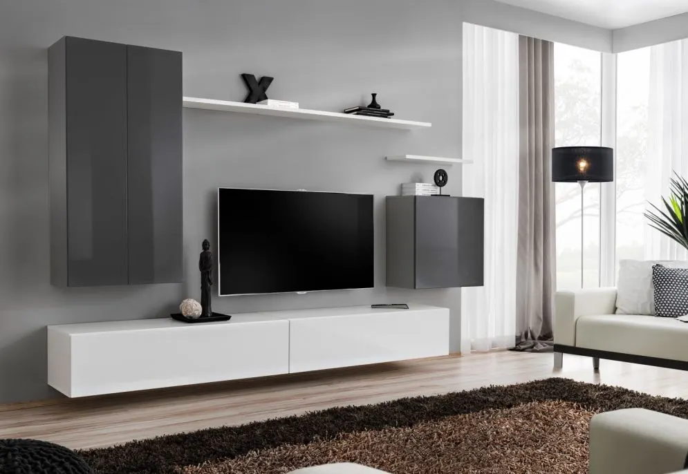 Meblościanka SWITCH II w stylu nowoczesnym do salonu | MIRAT.  kolekcja SWITCH