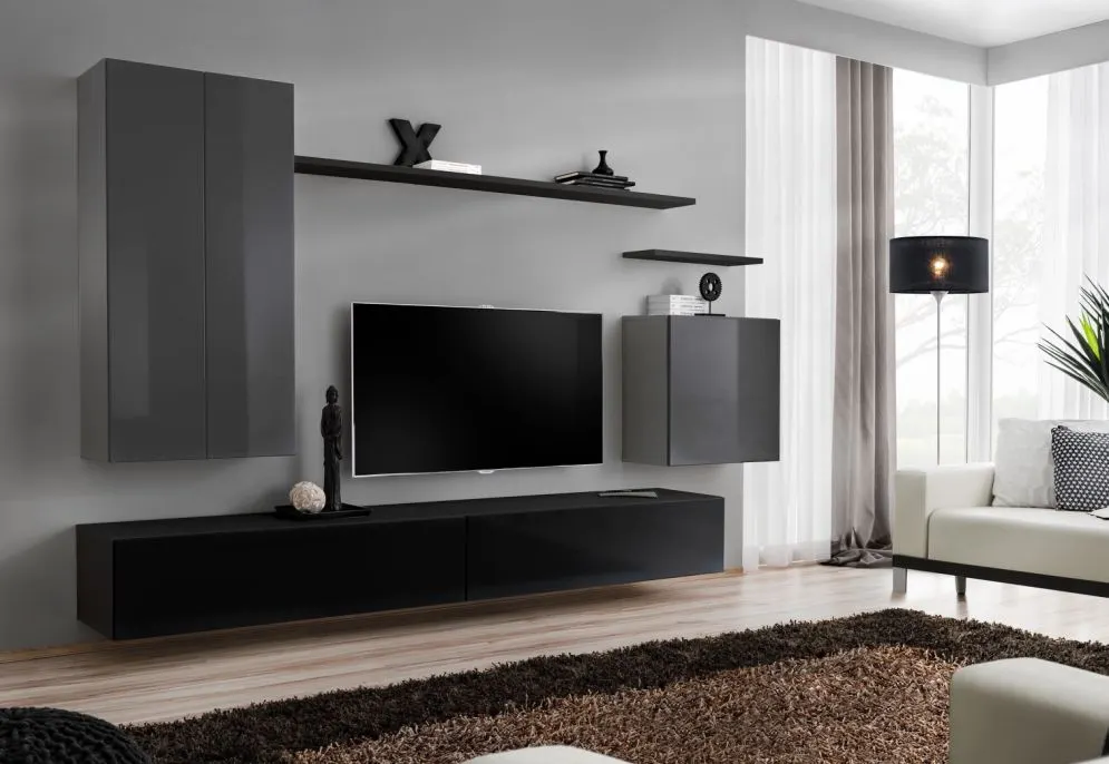 Meblościanka SWITCH II w stylu nowoczesnym do salonu | MIRAT.  kolekcja SWITCH