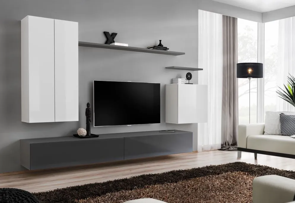 Meblościanka SWITCH II w stylu nowoczesnym do salonu | MIRAT.  kolekcja SWITCH