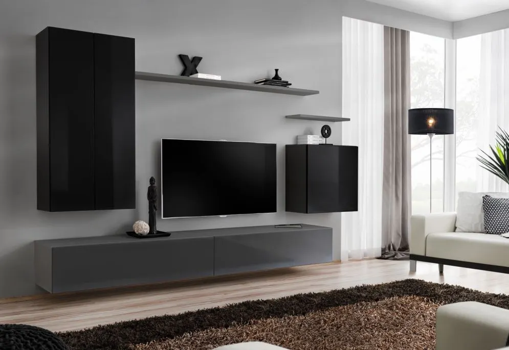 Meblościanka SWITCH II w stylu nowoczesnym do salonu | MIRAT.  kolekcja SWITCH