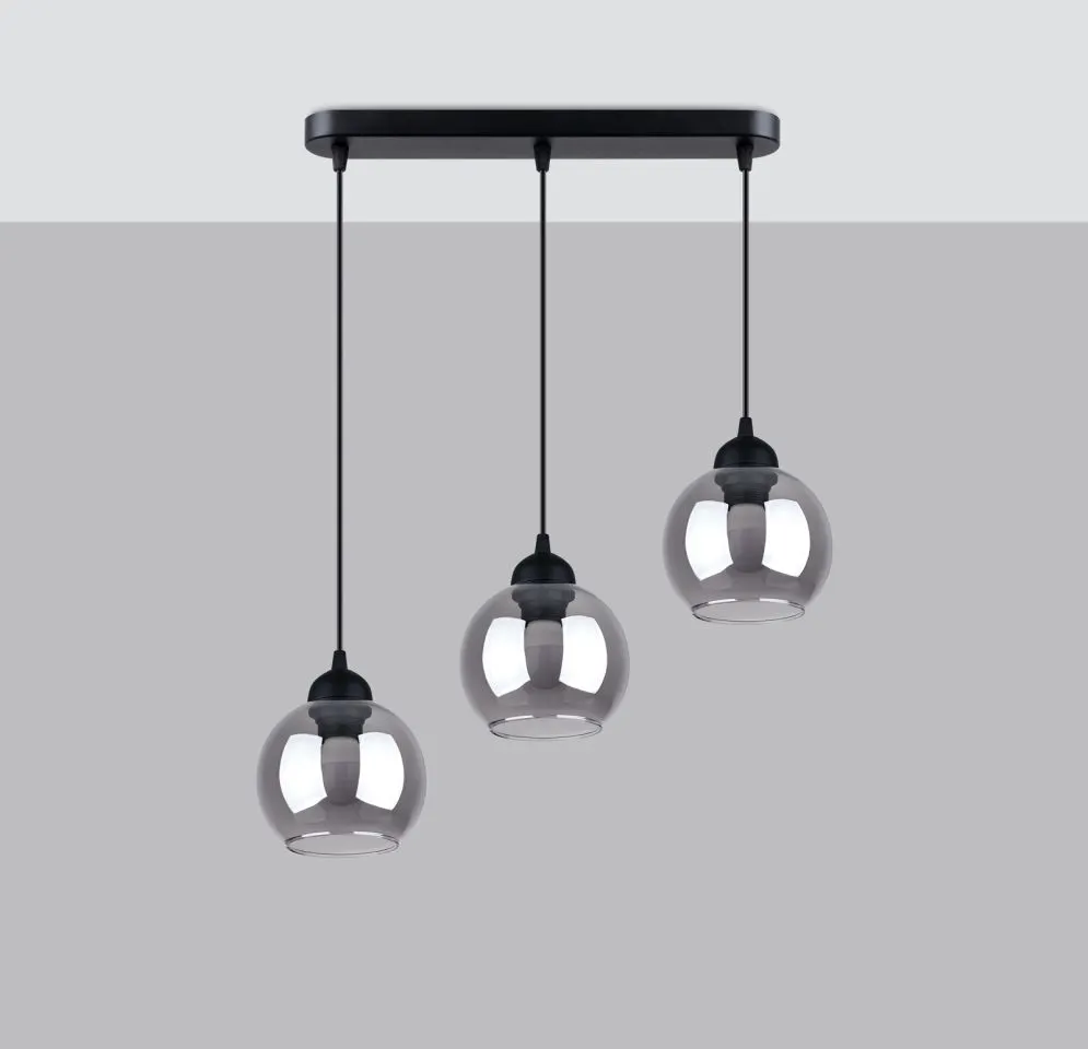 Lampa wisząca ALINO 3 czarna | sklep MIRAT  kolekcja alino
