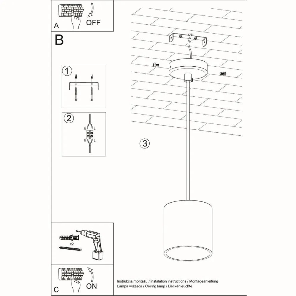 Lampa wisząca ORBIS 1 czarny | sklep MIRAT  kolekcja orbis
