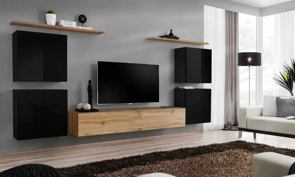 Meblościanka SWITCH IV siedmio-elementowa firmy ASM | MIRAT. kolekcja SWITCH