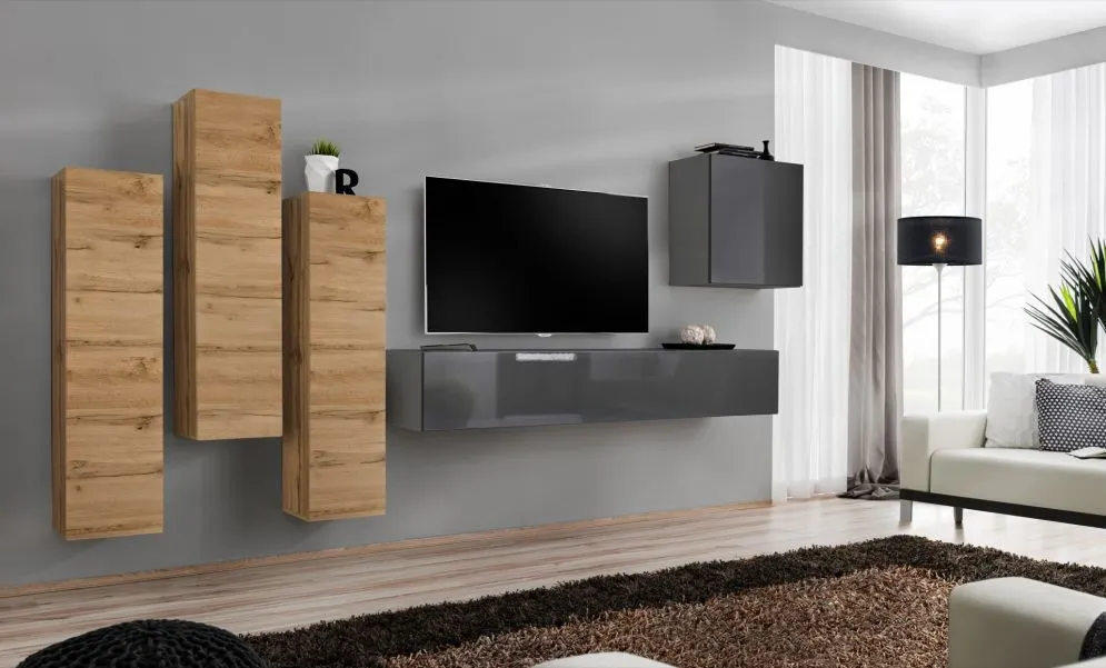 Meblościanka SWITCH III nowoczesna do salonu | MIRAT. kolekcja SWITCH