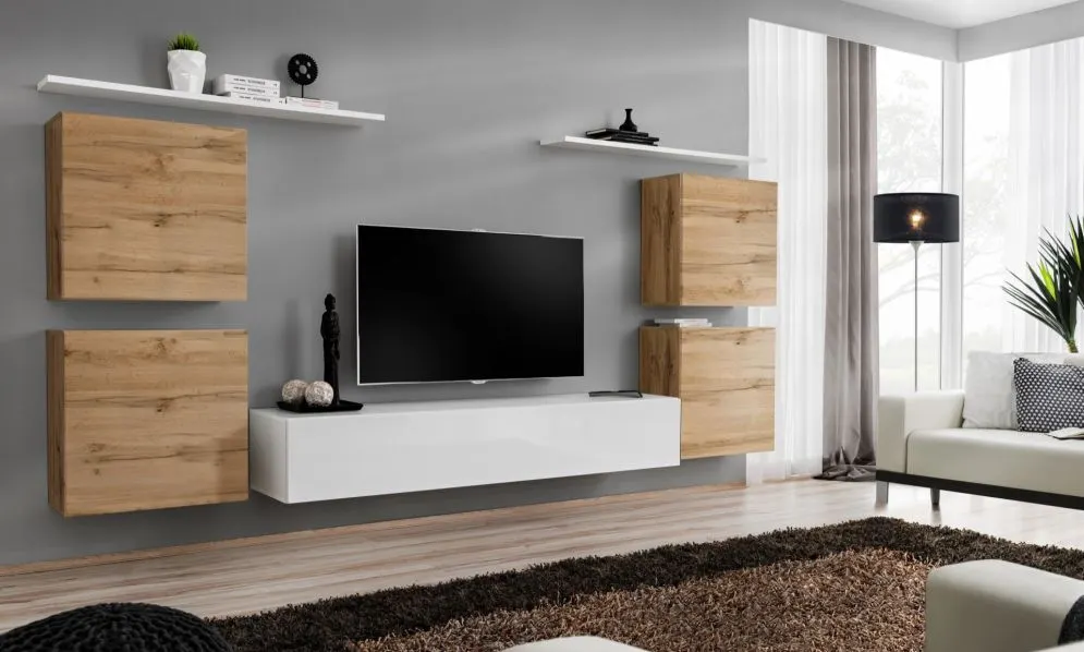 Meblościanka SWITCH IV siedmio-elementowa firmy ASM | MIRAT. kolekcja SWITCH
