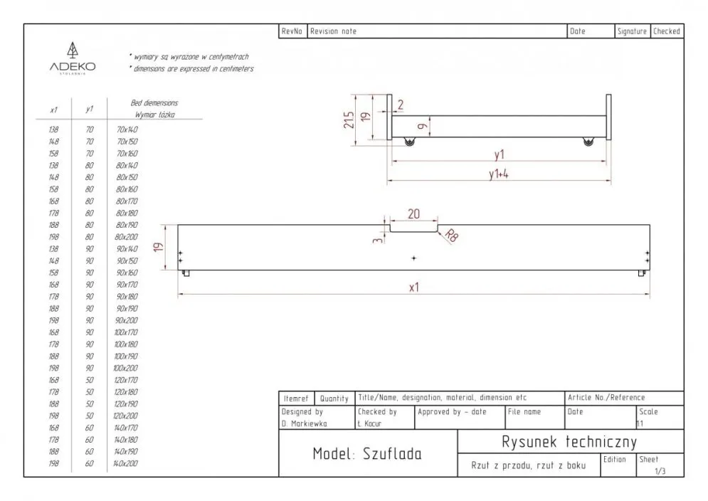 Łóżko dziecięce MILA M 80x140 sosna drewniane pojedyncze | MIRAT. w stylu kolekcja MILA