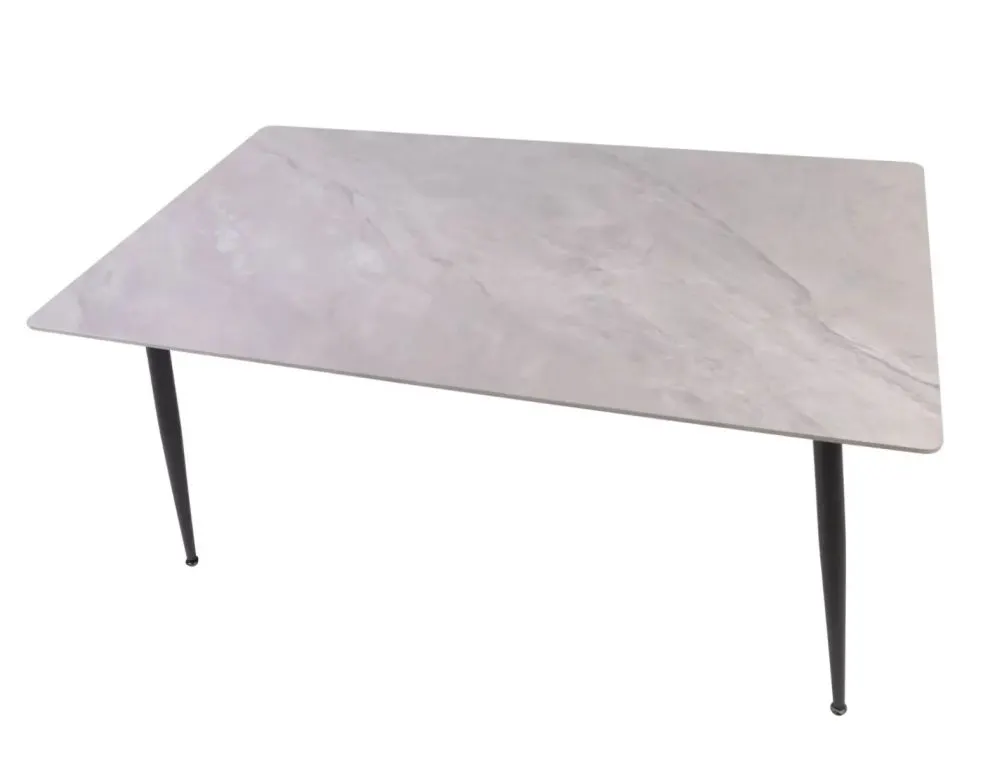Stół ceramiczny Rion 130x70 cm szary marmur | MIRAT styl LOFT
