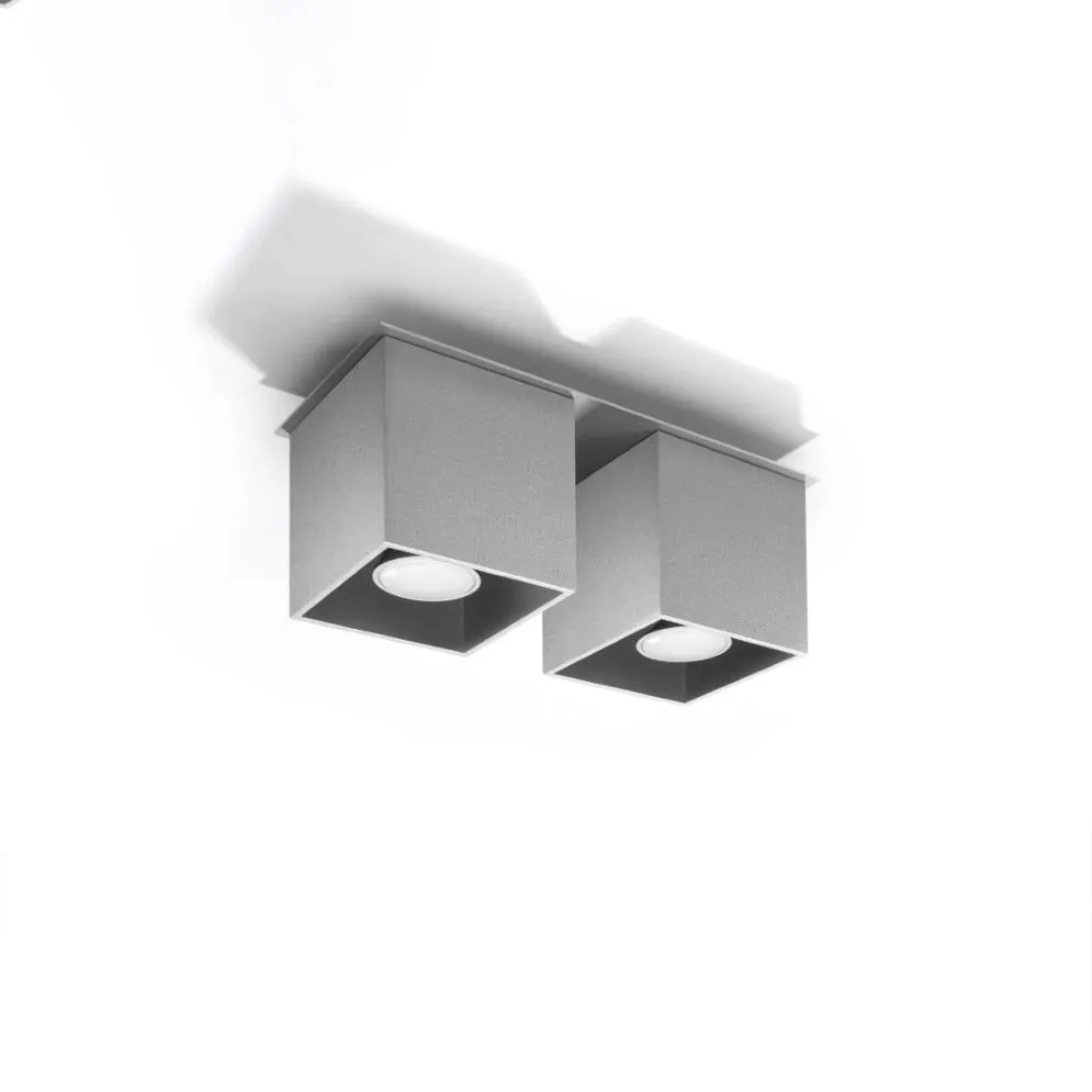 Plafon QUAD 2 szary | sklep MIRAT kolekcja quad 2