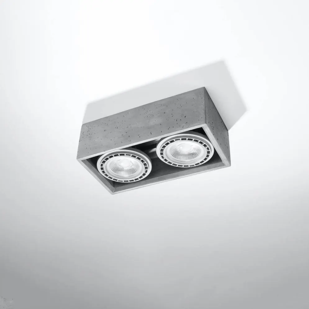 Plafon QUATRO 2 beton | sklep MIRAT  kolekcja quatro