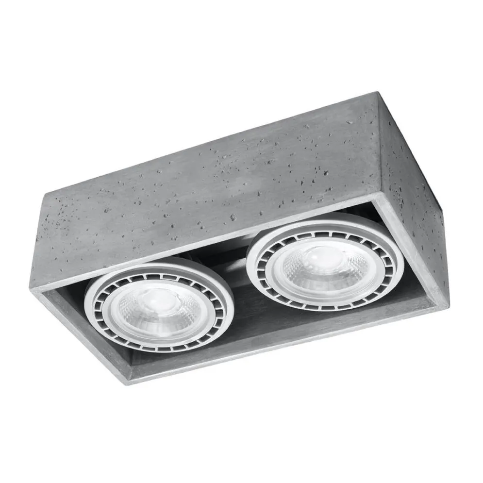 Plafon QUATRO 2 beton | sklep MIRAT  kolekcja quatro
