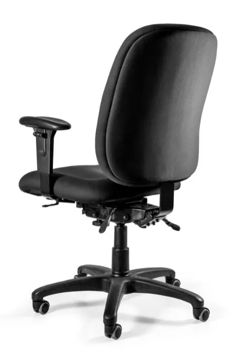 Fotel biurowy LIDER czarny z mechanizmem asynchronicznym | MIRAT.