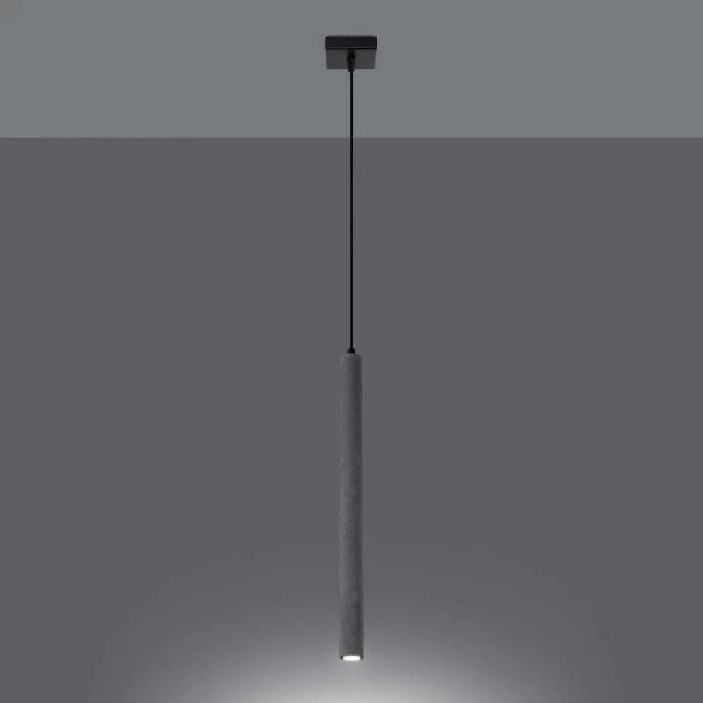 Lampa wisząca PASTELO 1 beton | sklep MIRAT  kolekcja pastelo