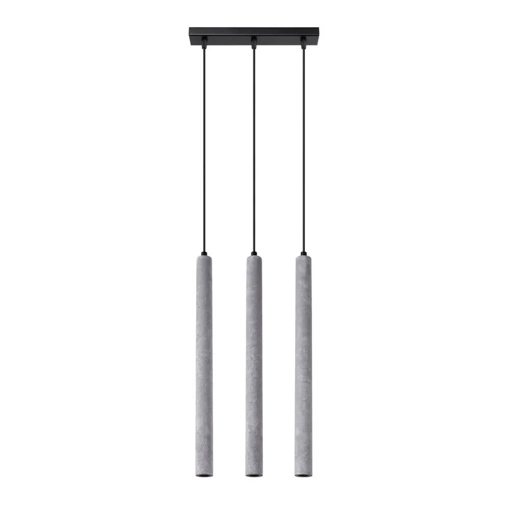 Lampa wisząca PASTELO 3L beton | sklep MIRAT  kolekcja pastelo