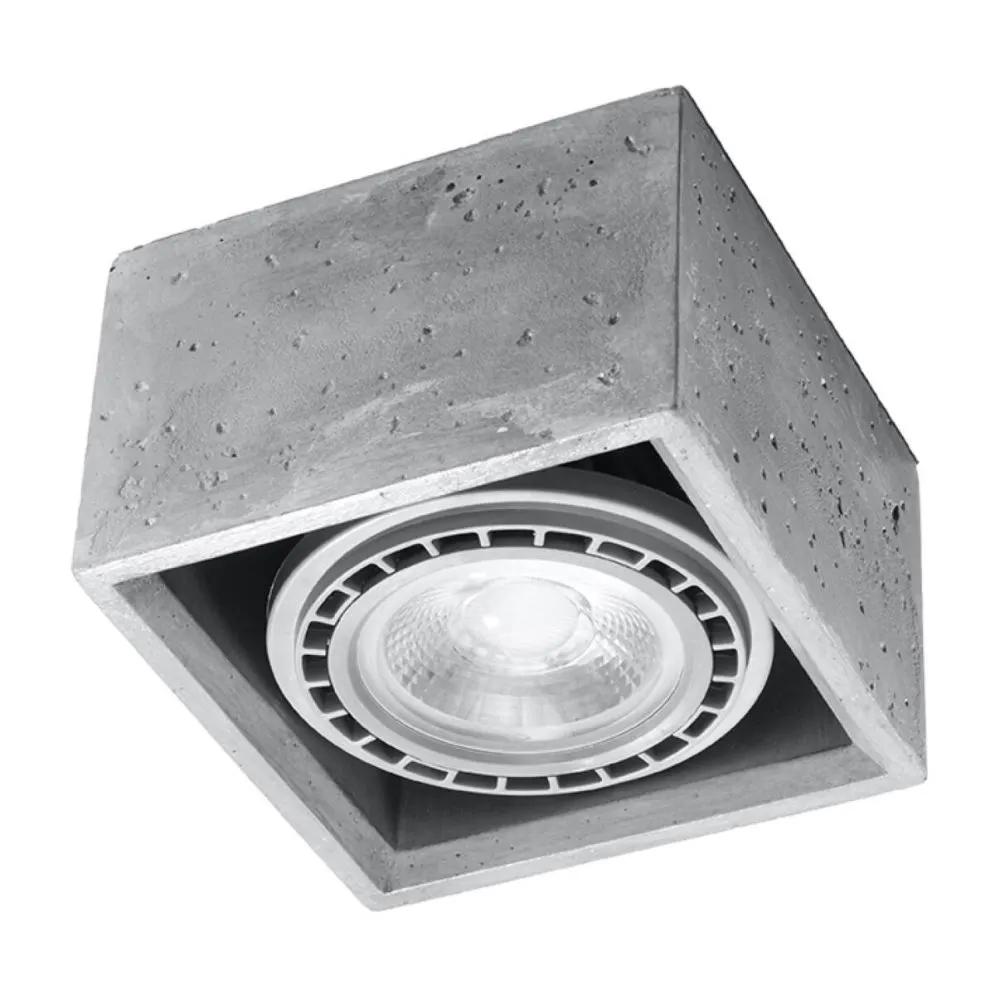 Plafon QUATRO 1 beton | sklep MIRAT kolekcja quatro