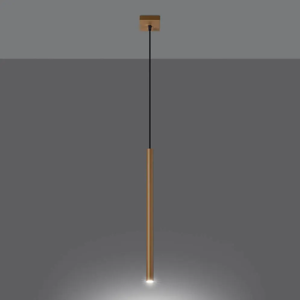 Lampa wisząca PASTELO 1 złota | sklep MIRAT  kolekcja pastelo
