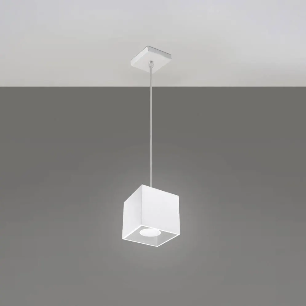 Lampa wisząca QUAD 1 biały | sklep MIRAT  kolekcja quad