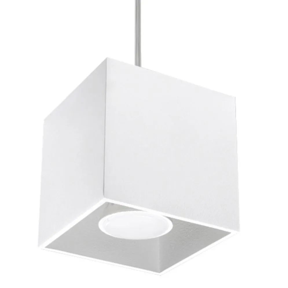 Lampa wisząca QUAD 1 biały | sklep MIRAT  kolekcja quad