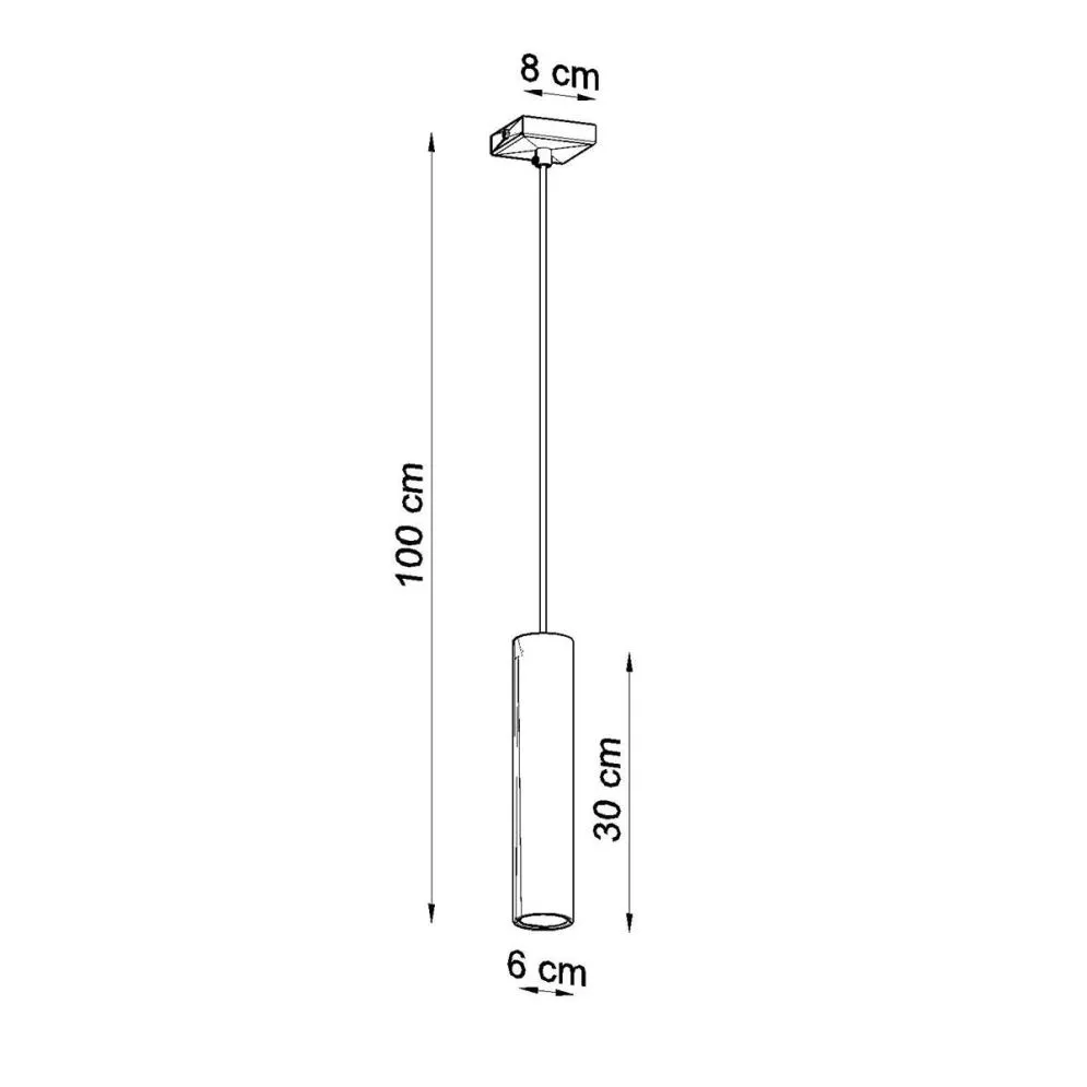 Lampa Wisząca LAGOS 1 chrom | sklep MIRAT kolekcja lagos