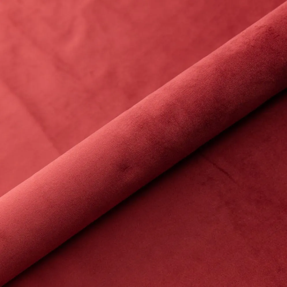 Łóżko kontynentalne JAGULA 90 bordowe velvet z materacem młodzieżowe | MIRAT. w stylu GLAMOUR kolekcja