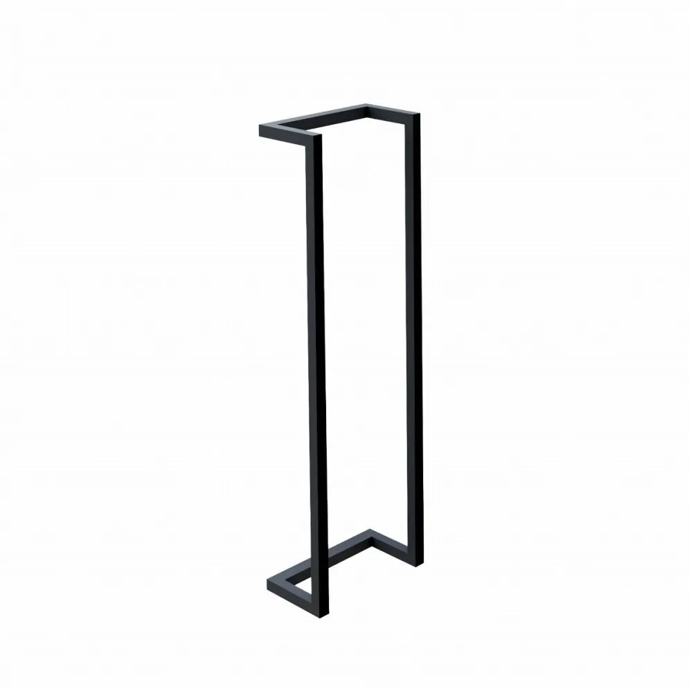 Wieszak na ręczniki HM-02 czarny metalowy wiszący | MIRAT. styl LOFT