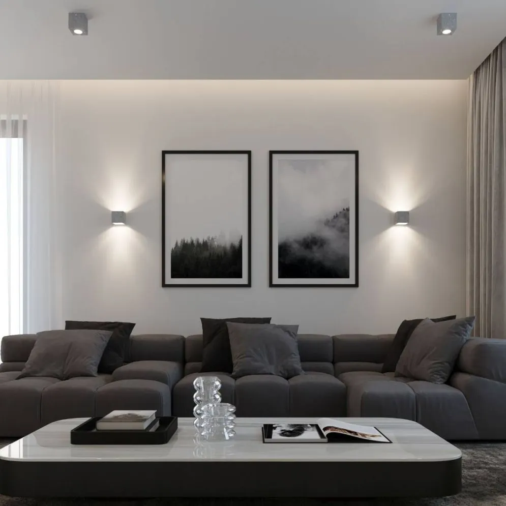 Plafon QUAD beton | sklep MIRAT kolekcja quad