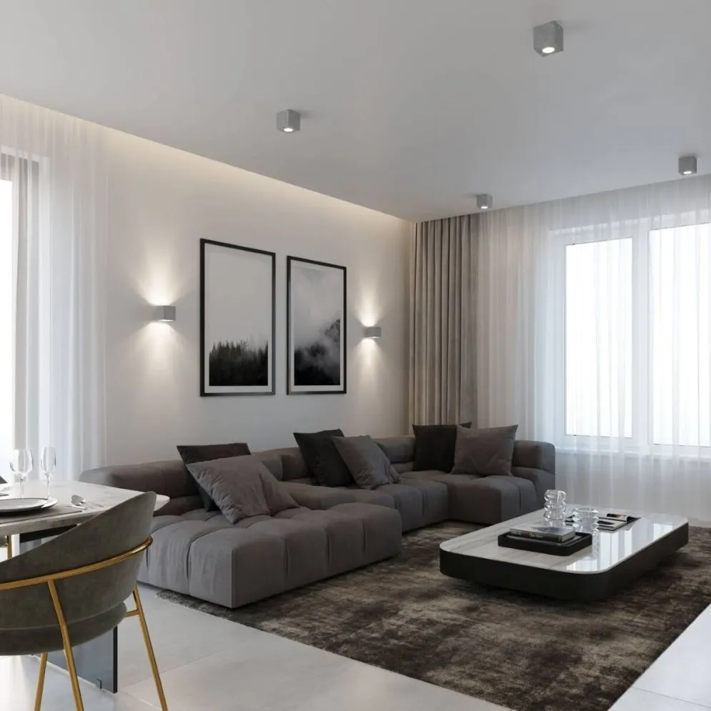 Plafon QUAD beton | sklep MIRAT kolekcja quad