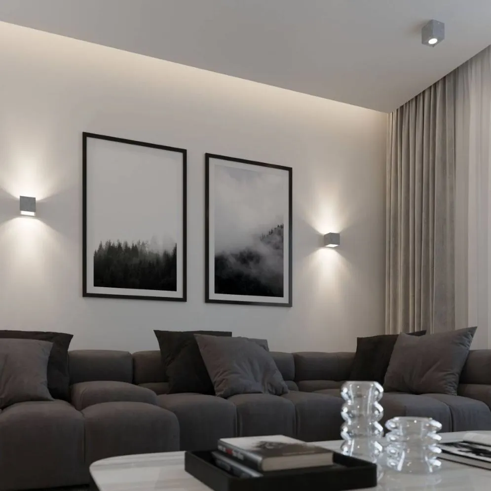 Plafon QUAD beton | sklep MIRAT kolekcja quad