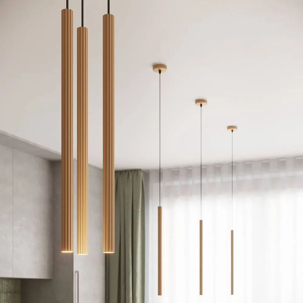Lampa wisząca ARCHE 1 złota | sklep MIRAT  kolekcja arche