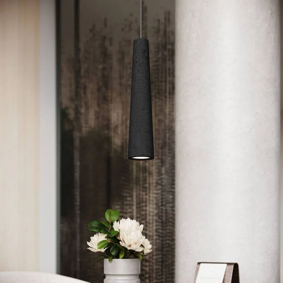 Lampa wisząca ELECTRA czarna beton | sklep MIRAT kolekcja electra