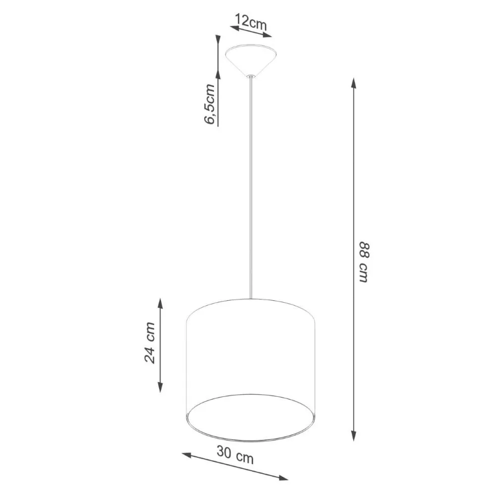 Lampa wisząca NOVA 30 biała | sklep MIRAT kolekcja NOVA