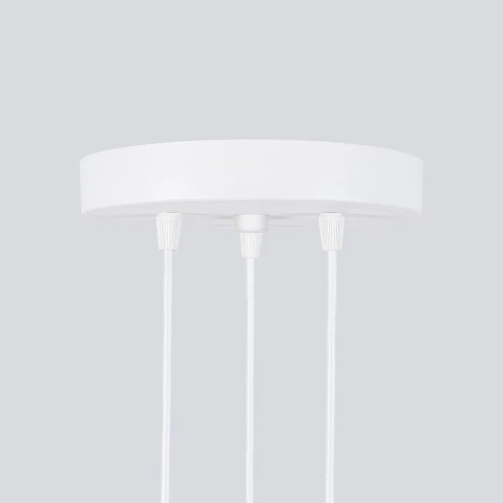 Lampa wisząca KARBON 3P biały | sklep MIRAT  kolekcja karbon