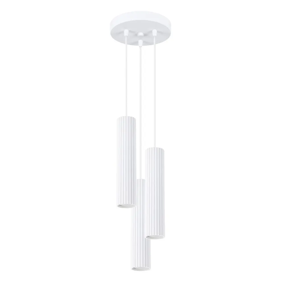 Lampa wisząca KARBON 3P biały | sklep MIRAT  kolekcja karbon