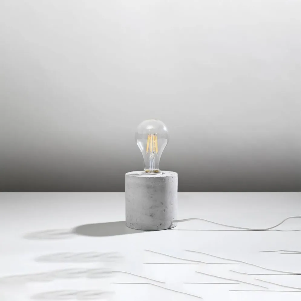 Lampa biurkowa SALGADO beton | sklep MIRAT kolekcja salgado