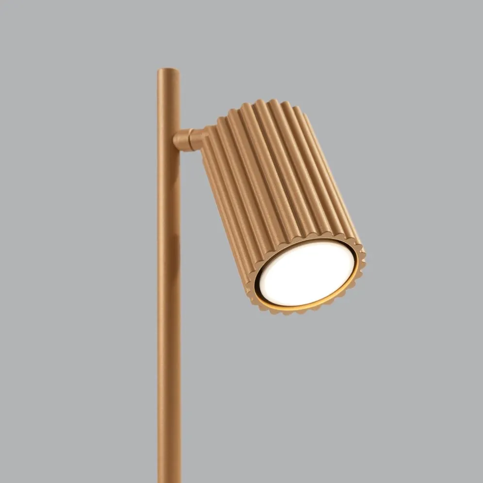 Lampa biurkowa KARBON złota | sklep MIRAT kolekcja karbon