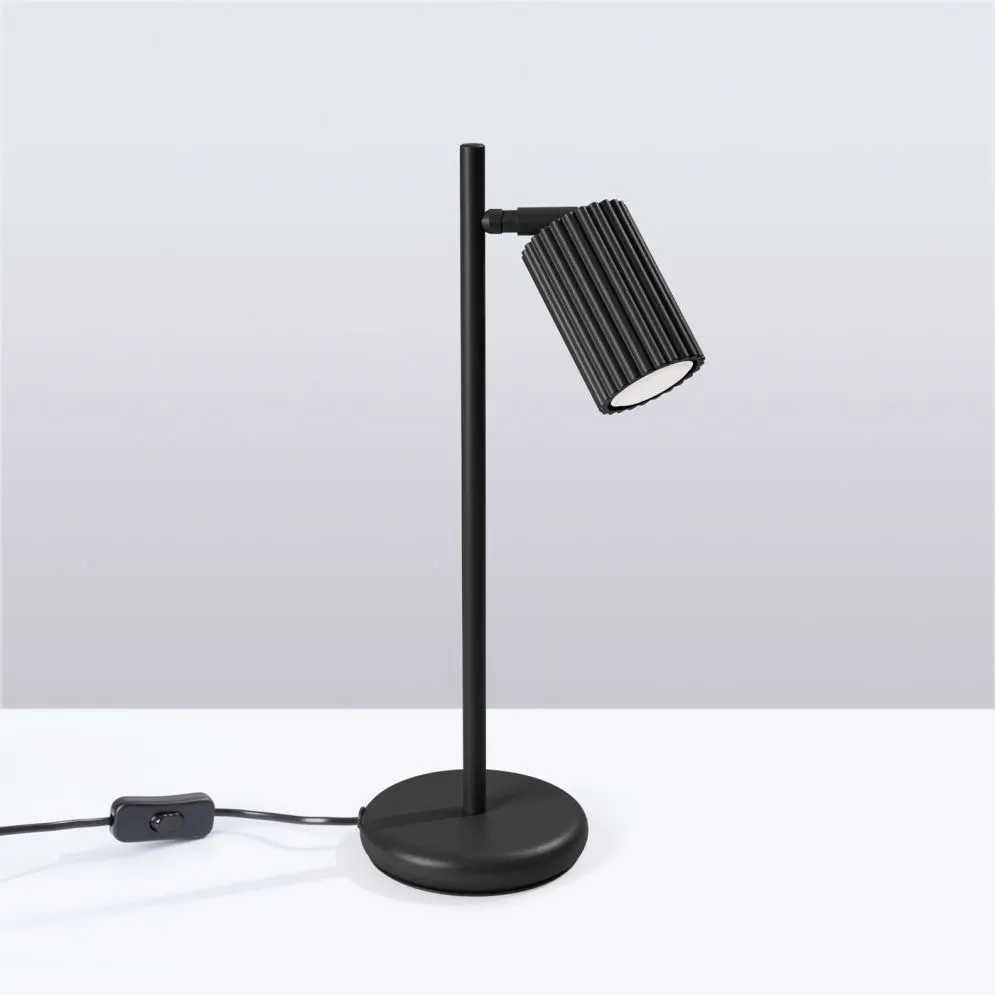 Lampa biurkowa KARBON czarna | sklep MIRAT  kolekcja karbon