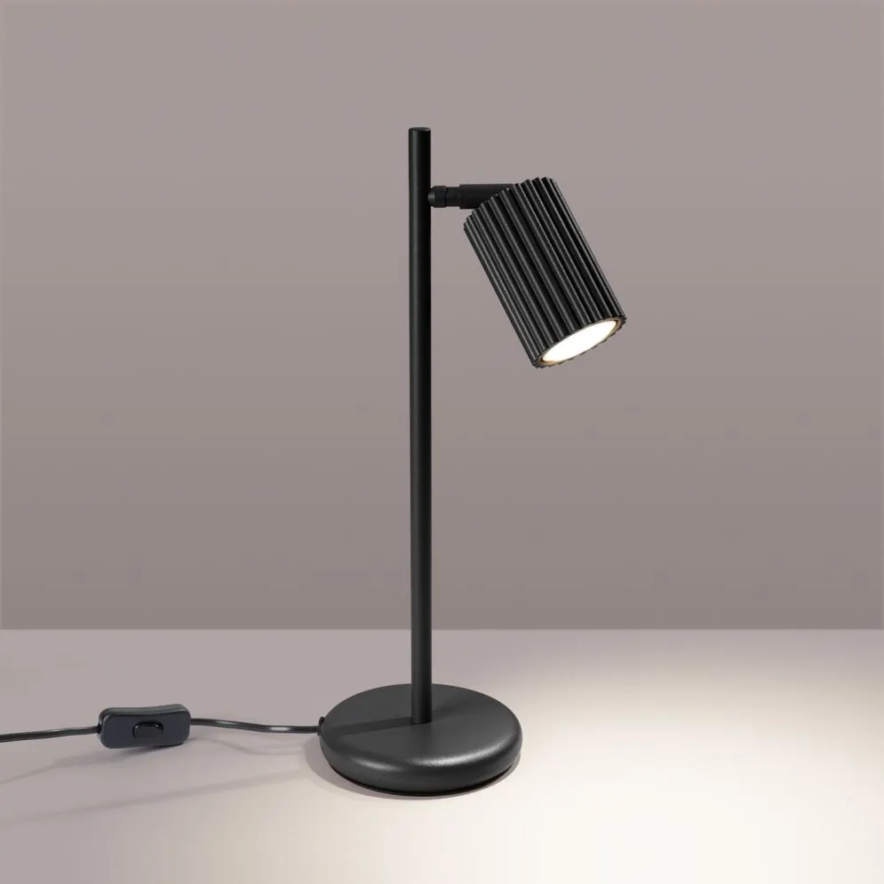 Lampa biurkowa KARBON czarna | sklep MIRAT  kolekcja karbon