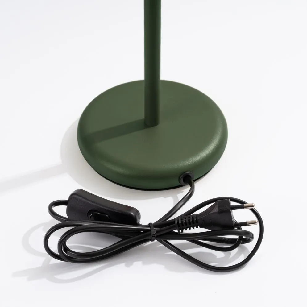 Lampa biurkowa KARBON zielona oliwka | sklep MIRAT kolekcja karbon