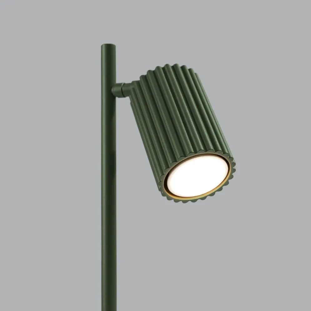 Lampa biurkowa KARBON zielona oliwka | sklep MIRAT kolekcja karbon